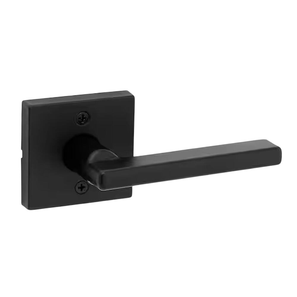Kwikset Signature Halifax Dummy Door Lever Square Matte Black 788HFL SQT 514